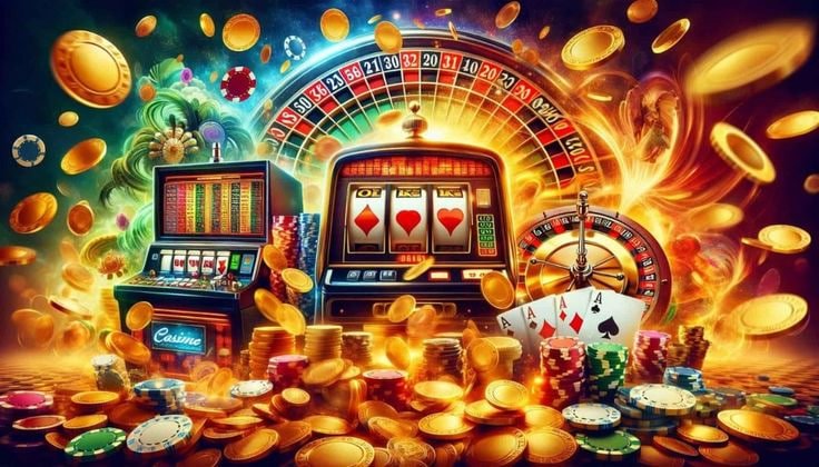 Bàn Blackjack và Sic Bo trong sảnh casino trực tuyến betoffice